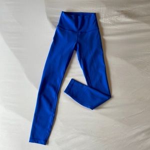 Lululemon Wunder Train High Rise Tight 25”, Cerulean Blue, Size 2